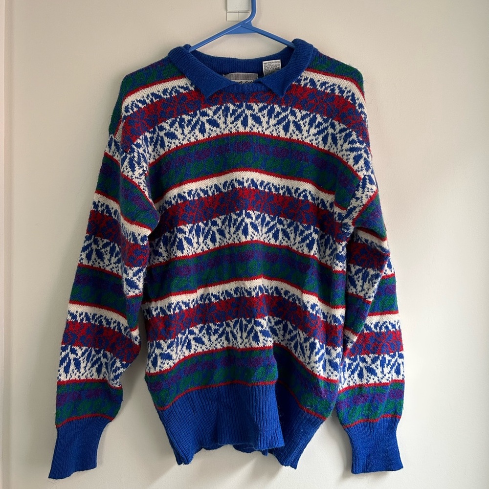 VINTAGE grandpa sweater